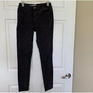 DKNY Jeans Womens 4 Jegging Black Wash Skinny Stretch Mid Rise Jeans New